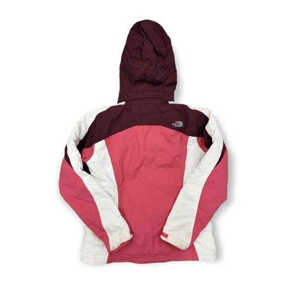 The North Face Hyvent Hooded Dual Layer Lined Rain Zip Jacket Womens Medium - Picture 2 of 11